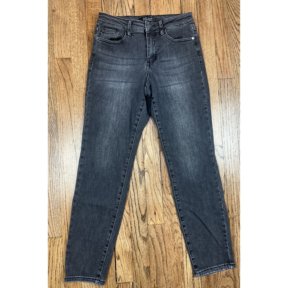 Judy Blue Boyfriend Fit Distressed Denim Black Jeans 1|25 Women's Size 26x28